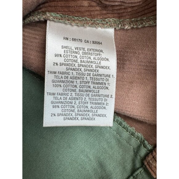 Anthropologie Meadow Rue Patchwork A-Line Skirt Sz 4 Cotton Blend Green/Brown - Picture 12 of 16